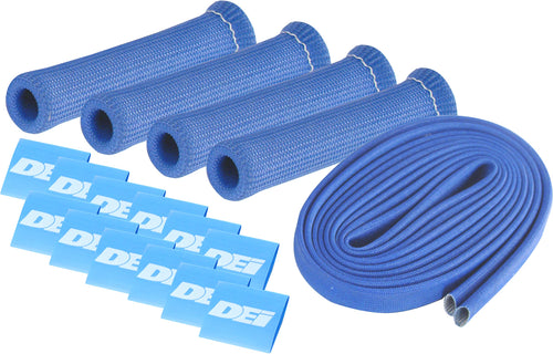Protect-A-Boot and Wire Design Engineering 10585 Blue 4-Cylinder Kit for Spark Plug Boot and Wire Protection