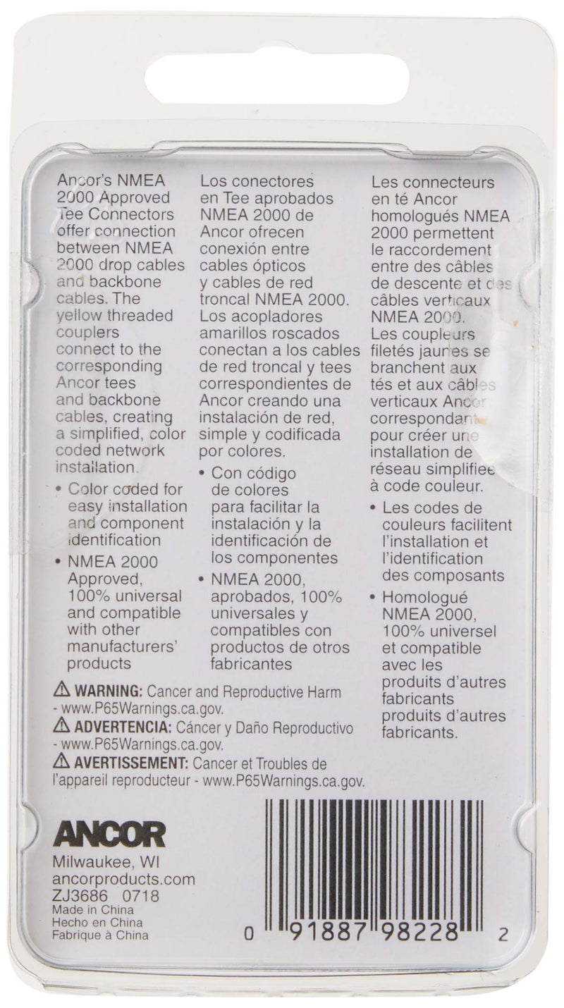 NMEA 2000 Ancor Two Way Tee Connector 270103
