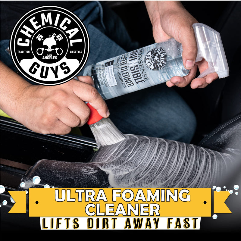 Chemical Guys All Surface Cleaner Nonsense Colorless & Odorless - Interior Cleaner, Safe for Vinyl, Rubber, Plastic, Carpet, and Upholstery, pH Balanced, Residue-Free, Unscented, 1 Gallon (128 fl oz)
