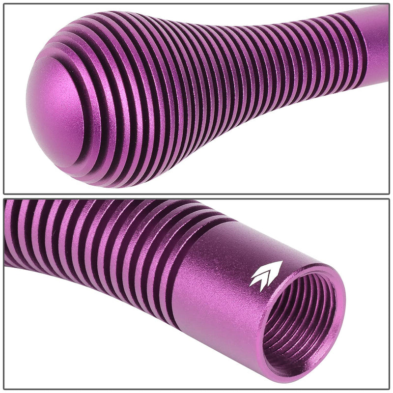 NRG Innovations Shift Knob NRG-SK-701PP with Thread Adapter Wrench Teardrop Style Lever Stick Shifter Handle Billet Aluminum for M10 X 1.25, M10 X 1.5, M12 X 1.25, M12 X 1.5 Thread Pattern Shifter