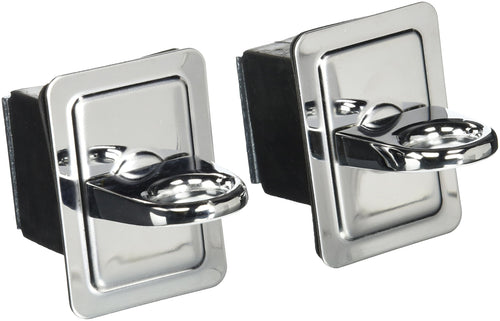 Chrome Stake Pocket Anchor Erickson with Rubber Base Block, (Pack of 2)