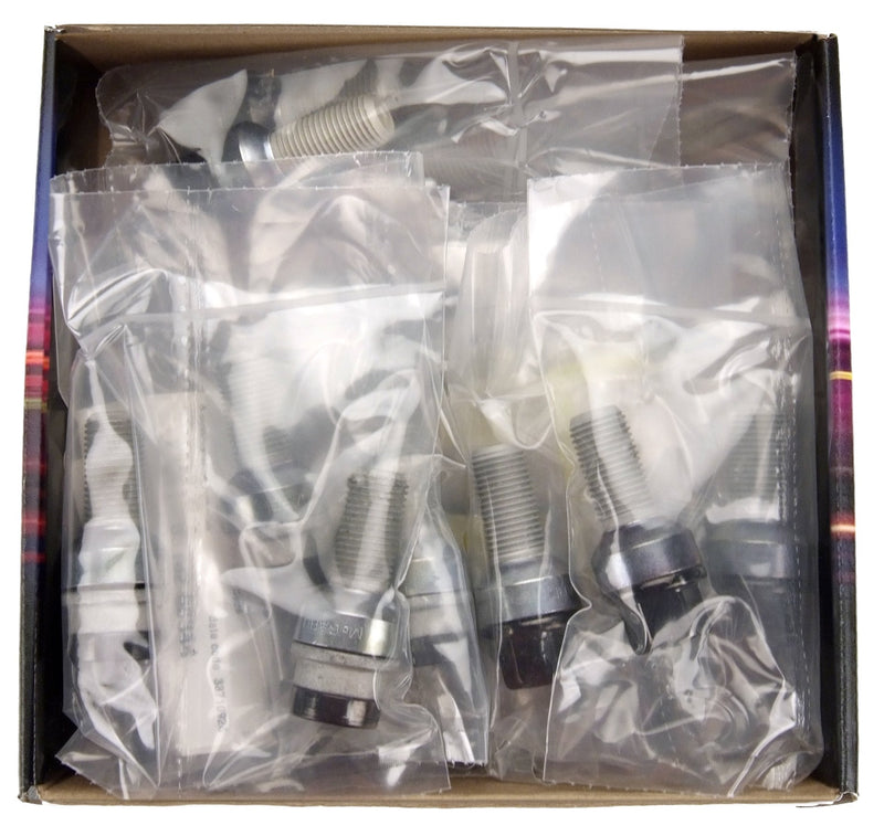 McGard Black M14 x 1.5 Thread Size Radius Seat Lug Bolt Wheel Installation Kit for 5 Lug Vehicles