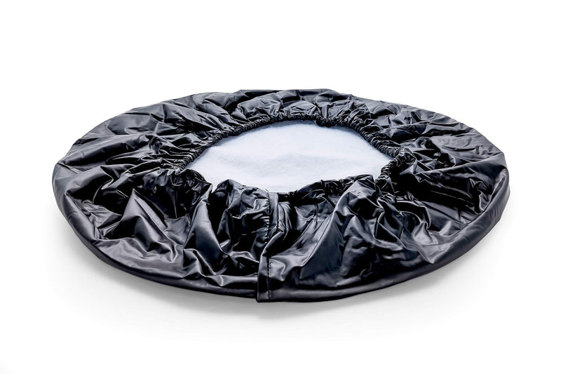 Camco Spare Tire Cover Life is Better at The Campsite Camper/RV | Features a Vibrant Fade Resistant RV Camping Themed Design & Crafted of Durable Vinyl with an Elastic Hem | Fits 29" Wheels (53293)