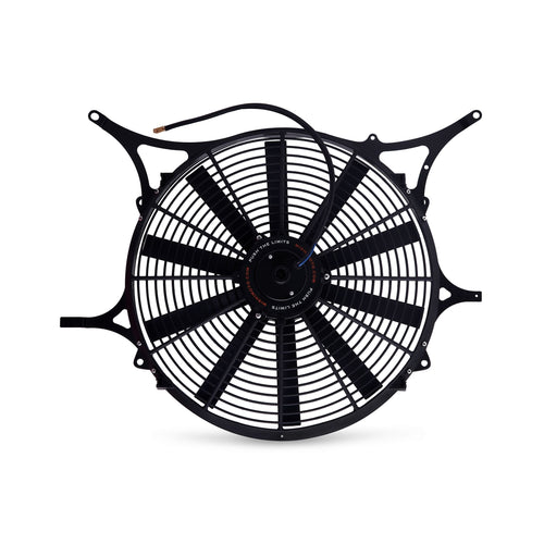 Mishimoto Aluminum Fan Shroud MMFS-E46-99PROBE w Probe Fits BMW E46 3-Series Non-M 1999-2006 Black
