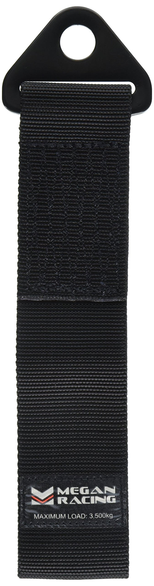 50mm Black Megan Racing MR-BT-TSBK Tow Strap