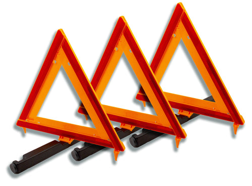 Reflective Roadside Triangle Orion Safety Products - Pack of 3