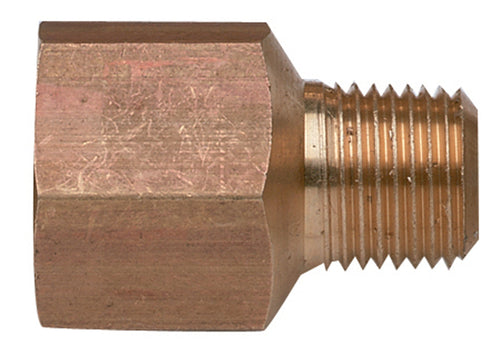 Brass Fuel Line Moeller Reducer (1'4" Female NPT to 1/8" Male NPT)