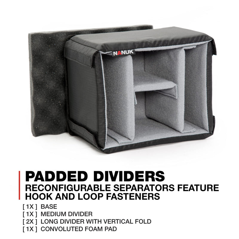 Waterproof Nanuk 908 Hard Case with Padded Dividers - Yellow
