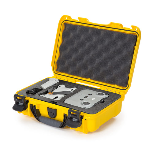Waterproof Hard Case Nanuk 909 with Custom Insert for DJI Mini 3 and RC-N1 Remote - Yellow (909S-080YL-0A0-C0598)