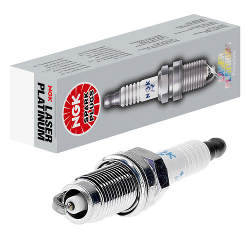 PZFR5D-11 NGK (7968) Laser Platinum Spark Plug, Pack of 1, Silver, White