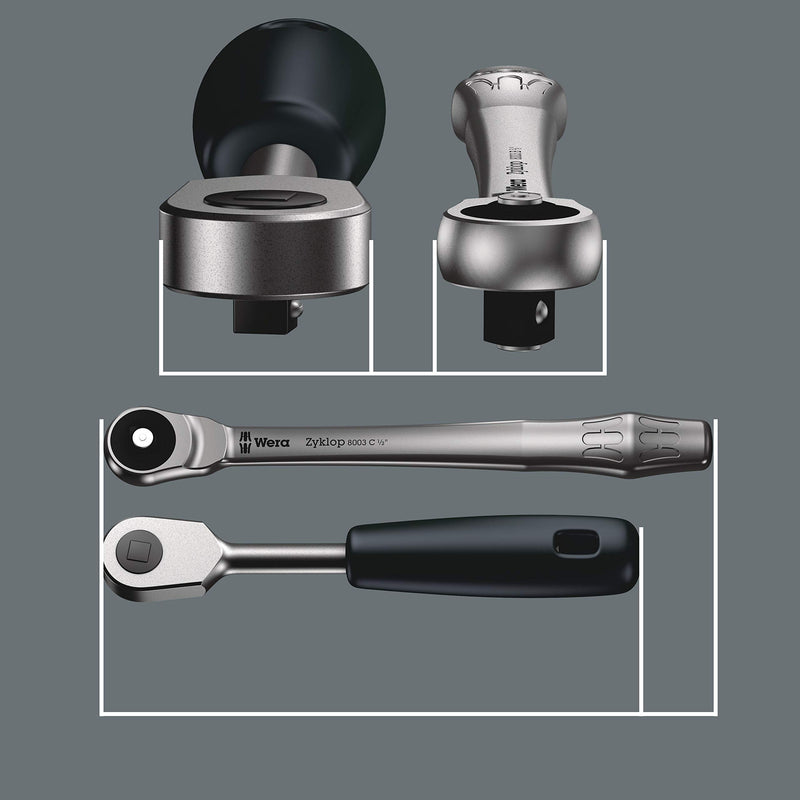 7 8100 SB Metal 3/8 29 PC Square Metric