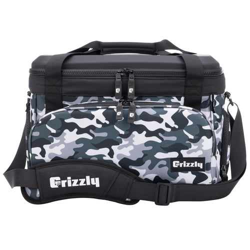 Drifter Grizzly 20 Soft Sided Cooler | 20 qt Flip-Top Cooler Bag | Ice Chest for Beach Boat Camping Fishing Hiking Hunting Picnic | Lightweight Portable Insulated Waterproof | White Bubble Snow Camo