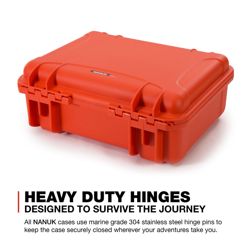 Nanuk Hard Case Waterproof with Foam Insert for DJI Ronin RSC 2 and Pro Combo Version - Orange