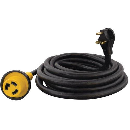 Valterra 25' A10-3025EDBK 30 Amp Detachable Cordset, Black