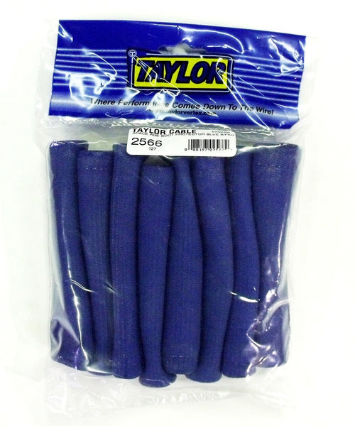 Space Age Boot Protector Taylor Cable 2566 Heat Treated Woven Fiberglass Withstands Temp To 1200 deg. 6 in. Long 8 Per Package Blue