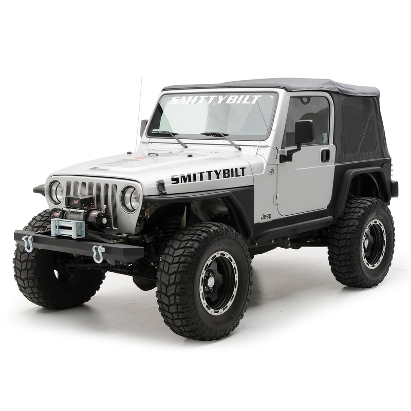 XRC Smittybilt Rear Bolt-on Flares for TJ - 76875, Textured Black