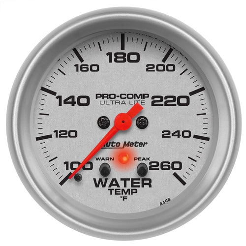 Auto Meter Ultra-Lite 4454 Electric Water Temperature Gauge