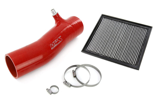 Red HPS Silicone Air Intake System Kit with Air Filter Compatible for 2016-2023 Toyota Tacoma 3.5L V6, 827-723R