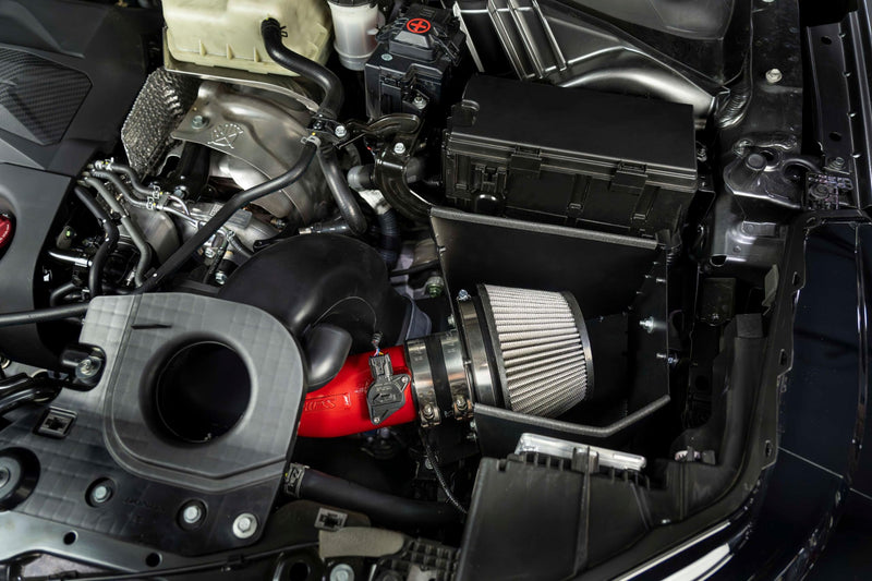 HPS Air Intake Kit Polish with Heat Shield Compatible for 2022-2024 Acura MDX Type S 3.0L Turbo, 827-728P