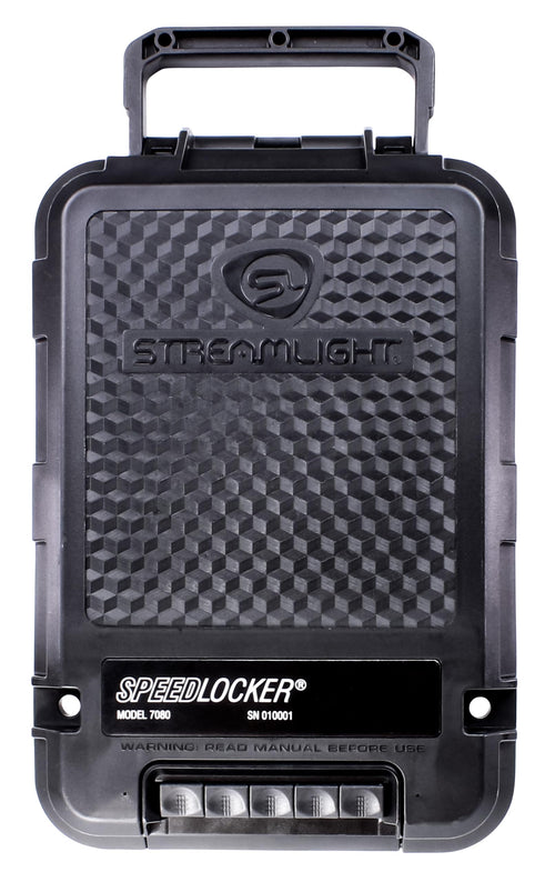 SpeedLocker Streamlight 59000 Portable Lockable Storage Container with User-Selectable Lock Combinations, Black