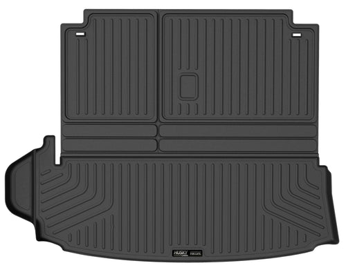 Husky Liners Cargo Liner Weatherbeater | Fits 2020-2025 Toyota Highlander (to Back of 2nd Row. Folds Up & Down with 3rd Row) | 1-pc Black - 25791
