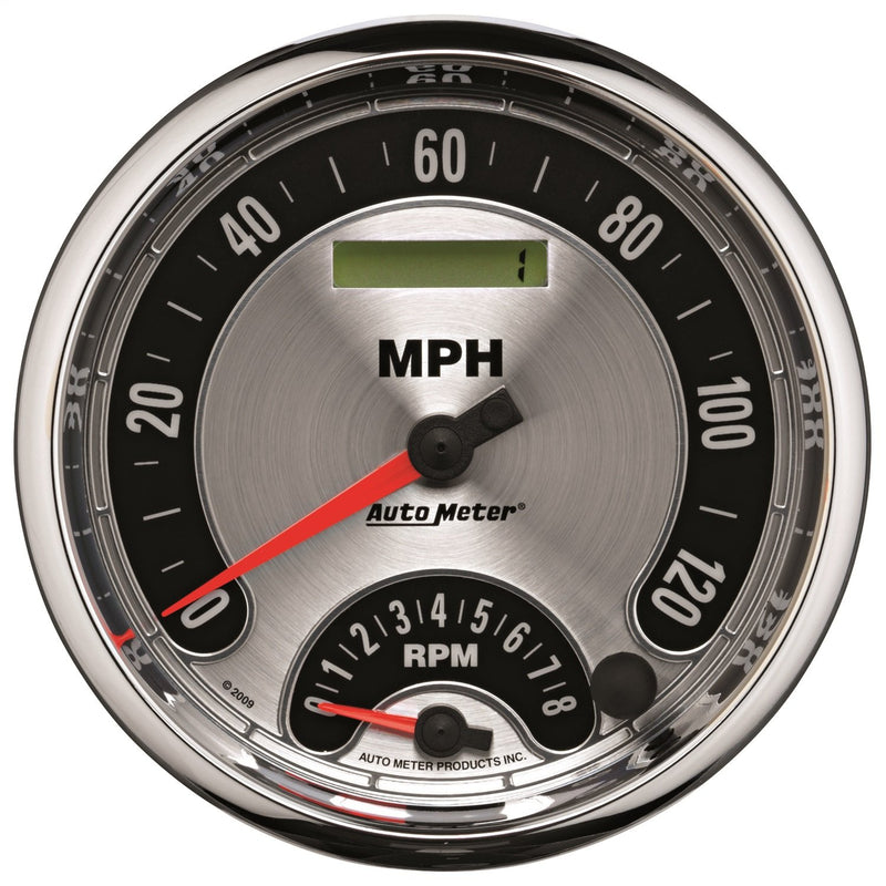 Auto Meter American Muscle 5" 0 - 8000 RPM / 120 mph Tachometer/Speedometer Combo Gauge