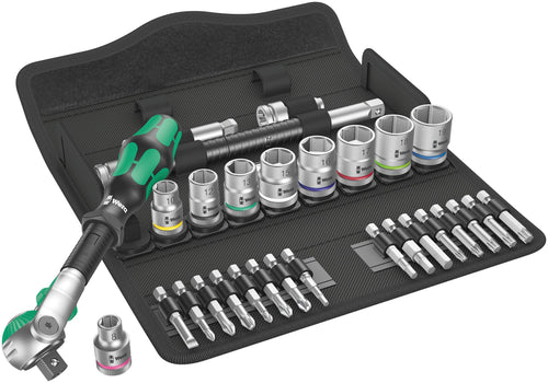 Wera 8100 3/8 SB 6 SPEED 29 PC 3/8" DRIVE METRIC