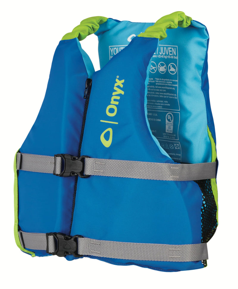 Youth ONYX Paddle Sports Life Jacket, Blue