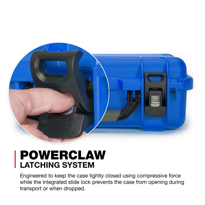 Waterproof Nanuk 920 Hard Case with Lid Organizer for Sony A7R Size Camera - Blue (920-SON8)
