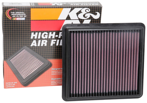 K&N Engine Air Filter: Replacement Car Air Filter, Reusable, Clean Every 75,000 Miles, Washable, Premium: Compatible with 2016-2018 GEELY (Bo Yue), 33-3103