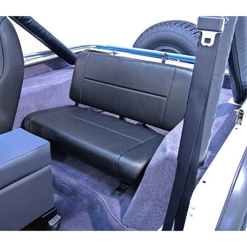 Rugged Ridge | Black Seat, Rear | 13461.15 | Fits 1955-1995 Jeep CJ & Wrangler YJ