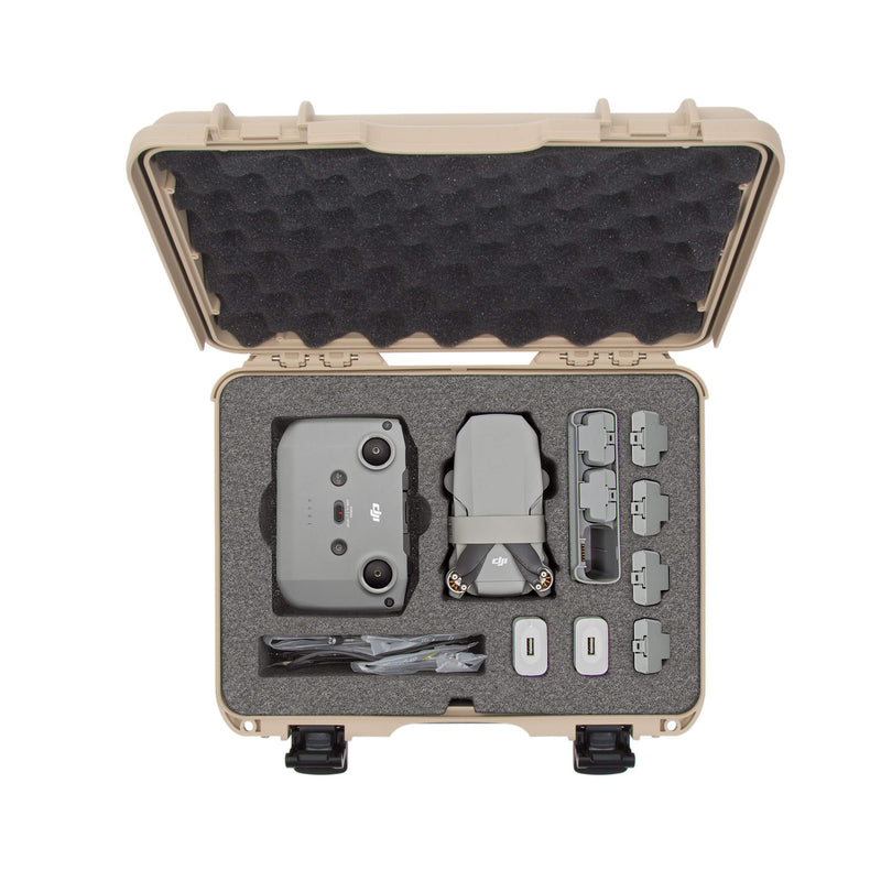 DJI Mavic Mini 2 Fly More w/foam insert Nanuk Case - Tan 910-MAVM20