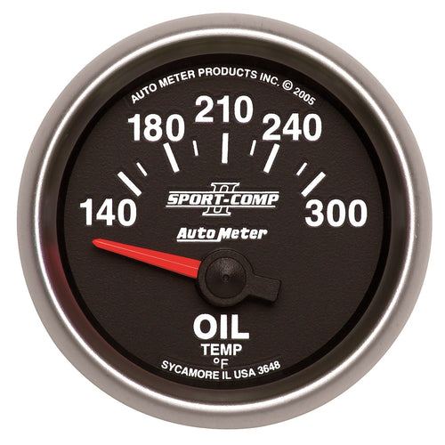 Sport-Comp II Auto Meter Electric Oil Temperature Gauge