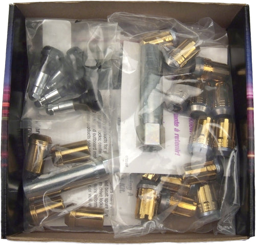 SplineDrive McGard 65554GD Wheel Installation Kit Gold (M12 x 1.25 Thread Size) - for 5 Lug Wheels