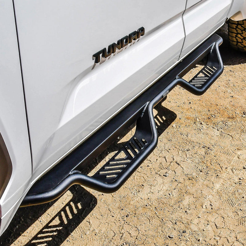 Westin 20-14225 Outlaw Black Drop Nerf Step Bars fits 2022 Tundra Double Cab 1 Pair