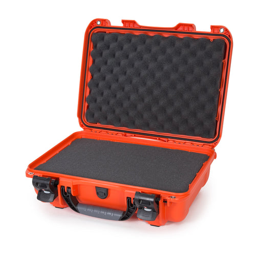 Waterproof Nanuk 923 Hard Case with Foam Insert and Incorporated TSA Approved Travel Lock Latches - Orange (923-1003)