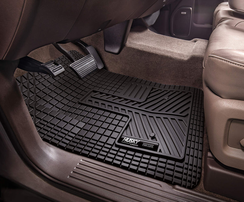 Husky Liners | Automotive Floor Mats Uni-Fit/Universal | Fits Cars, Trucks, Vans, SUV's | Black | 51502 | All Weather Protection | Easy Trim to FIT