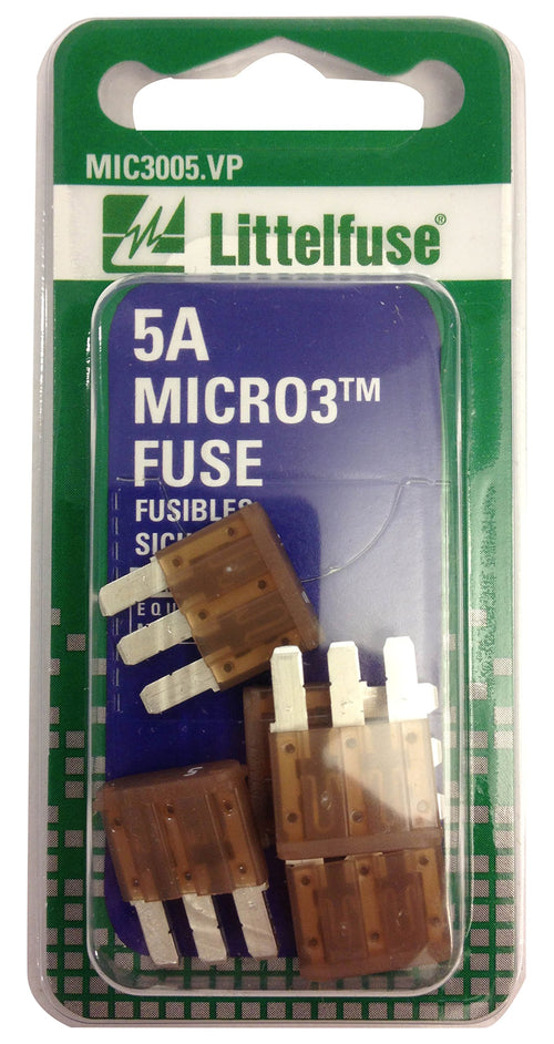 Micro3 Littelfuse 5-15A Blade Fuses
