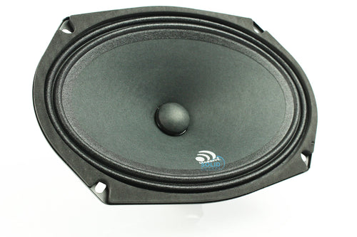 Massive Audio M69C 6x9" Sealed Back Midrange Car Speakers, 240W, 8 Ohm