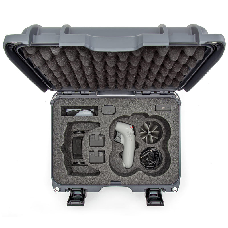 Waterproof Nanuk 915 Hard Case with Foam Insert for DJI Avata FPV Unit, Goggles and Controller - Graphite (915S-080GP-0A0-C0778)