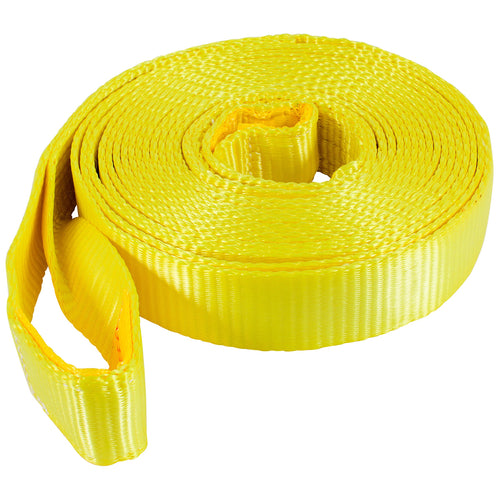 Tow Strap KEEPER - 2" x 30' Recovery and Towing Rope, 20,000 lbs Break Strength - Ideal for Cars, Trucks, and Light-Duty Vehicles