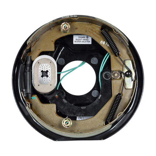 Lippert Components Electric Brake Assembly Replacement for RVs, Right Side, 10" x 2.25"; 3,500 lbs.