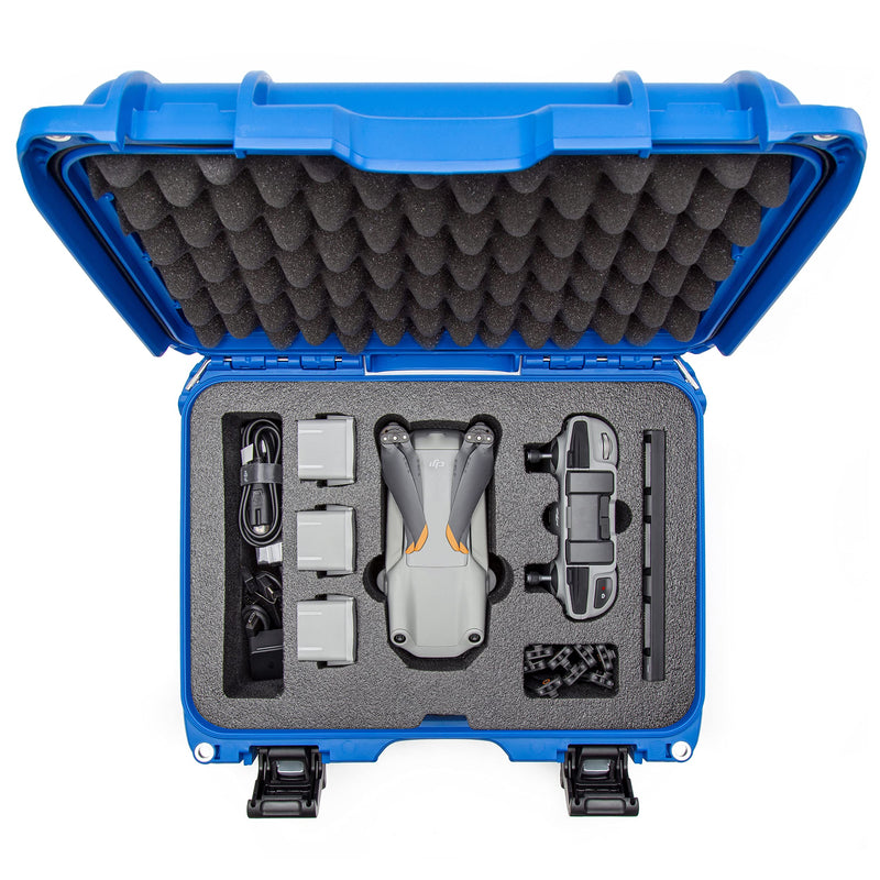 Waterproof Nanuk 915 Hard Case with Foam Insert for DJI Air 2S Fly More Combo - Blue (915-MAVIA2S8)