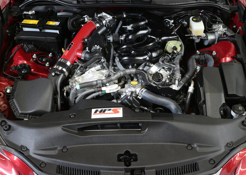 HPS 27-559R Red Air Intake Pipe HPS (Post MAF Cool Short Ram)