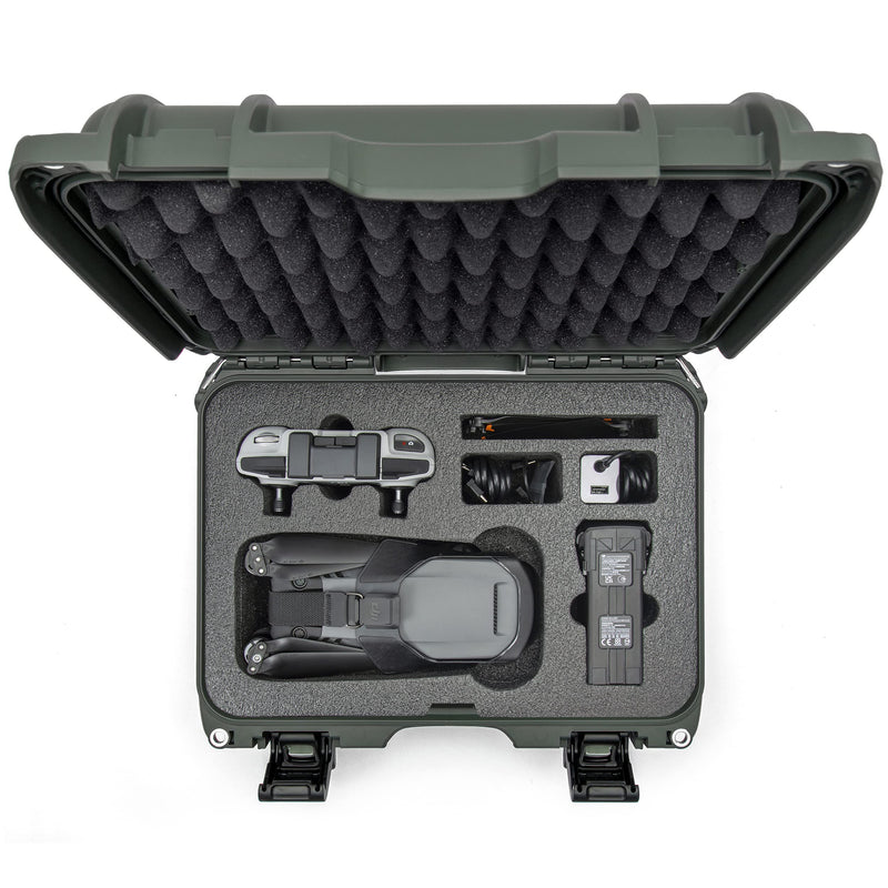 Waterproof Hard Case Nanuk 915 with Foam Insert for DJI Mavic 3 & Mavic 3 Classic - Olive