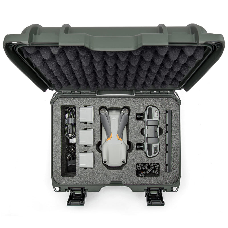 Waterproof Nanuk 915-MAVIA2S6 Hard Case with Foam Insert for DJI Air 2S Fly More Combo - Olive