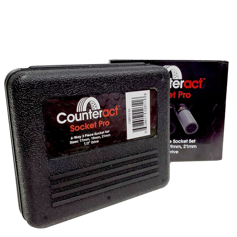 6 Way Socket Set Counteract Pro – 17mm, 19mm, 21mm