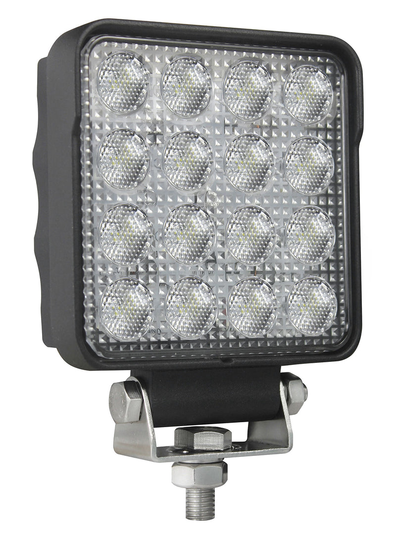 4 Square Hella 357106002 ValueFit 2.0 LED Close Range Worklight, Black
