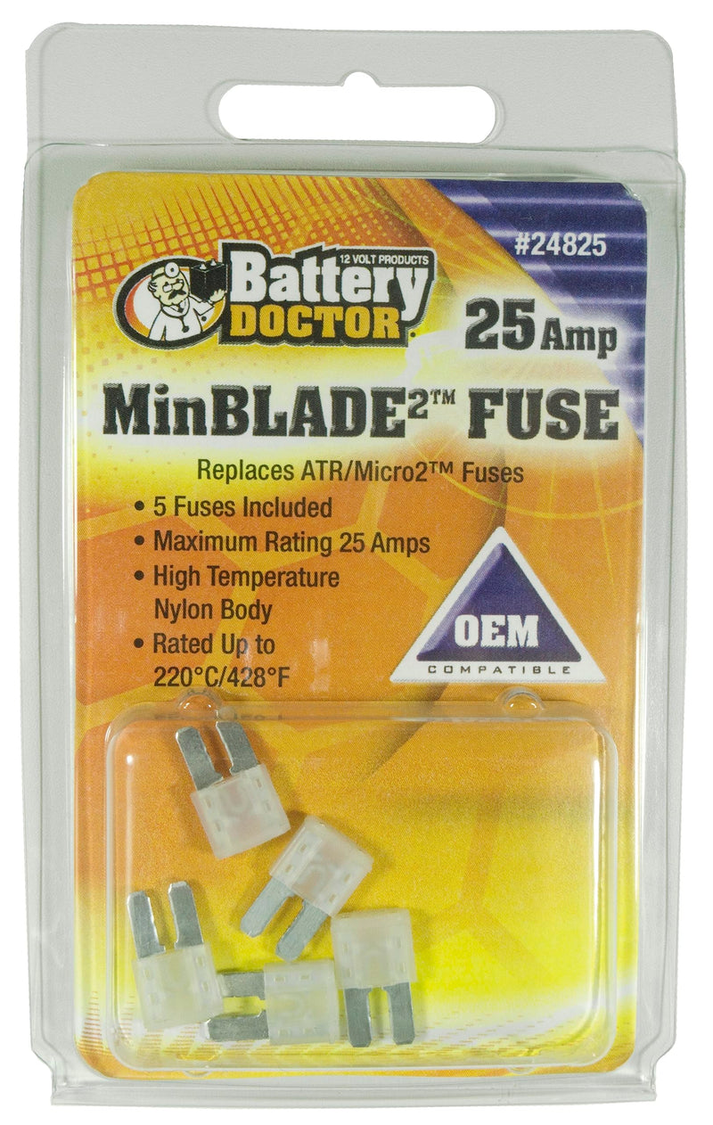 Fuse 25A Minblade Wirthco Engineering Inc 5-Pack