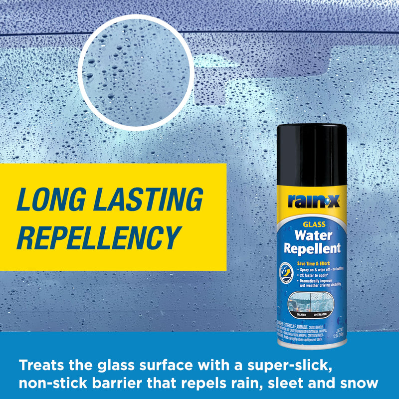 630168 Rain-X Glass Water-Repellent Aerosol 12 oz.